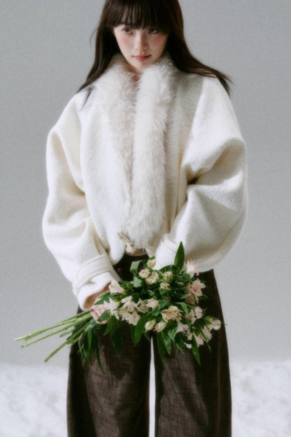 Lost Forest Woolen Cardigan Coat