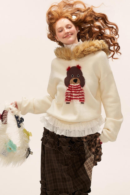 Cute Dog Hooded Sweater