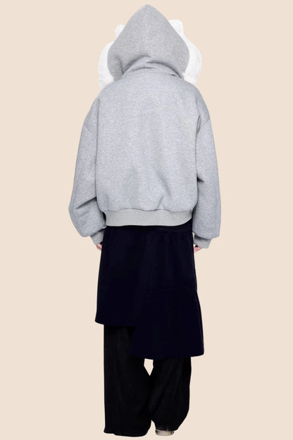 Reversible Furry Cotton Jacket