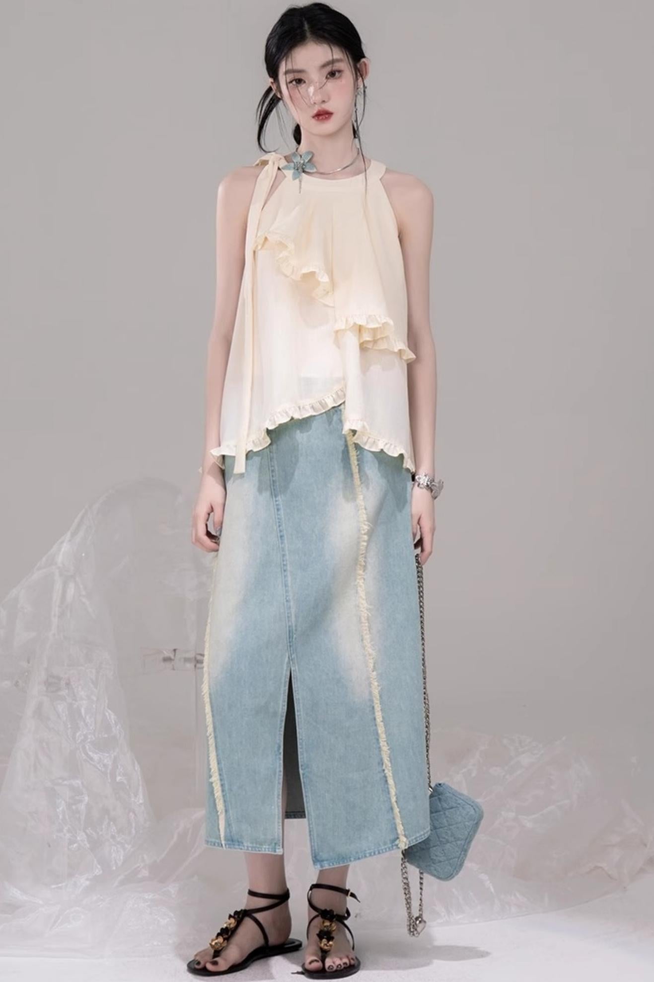 Chill Apricot Ruffle Set-Up