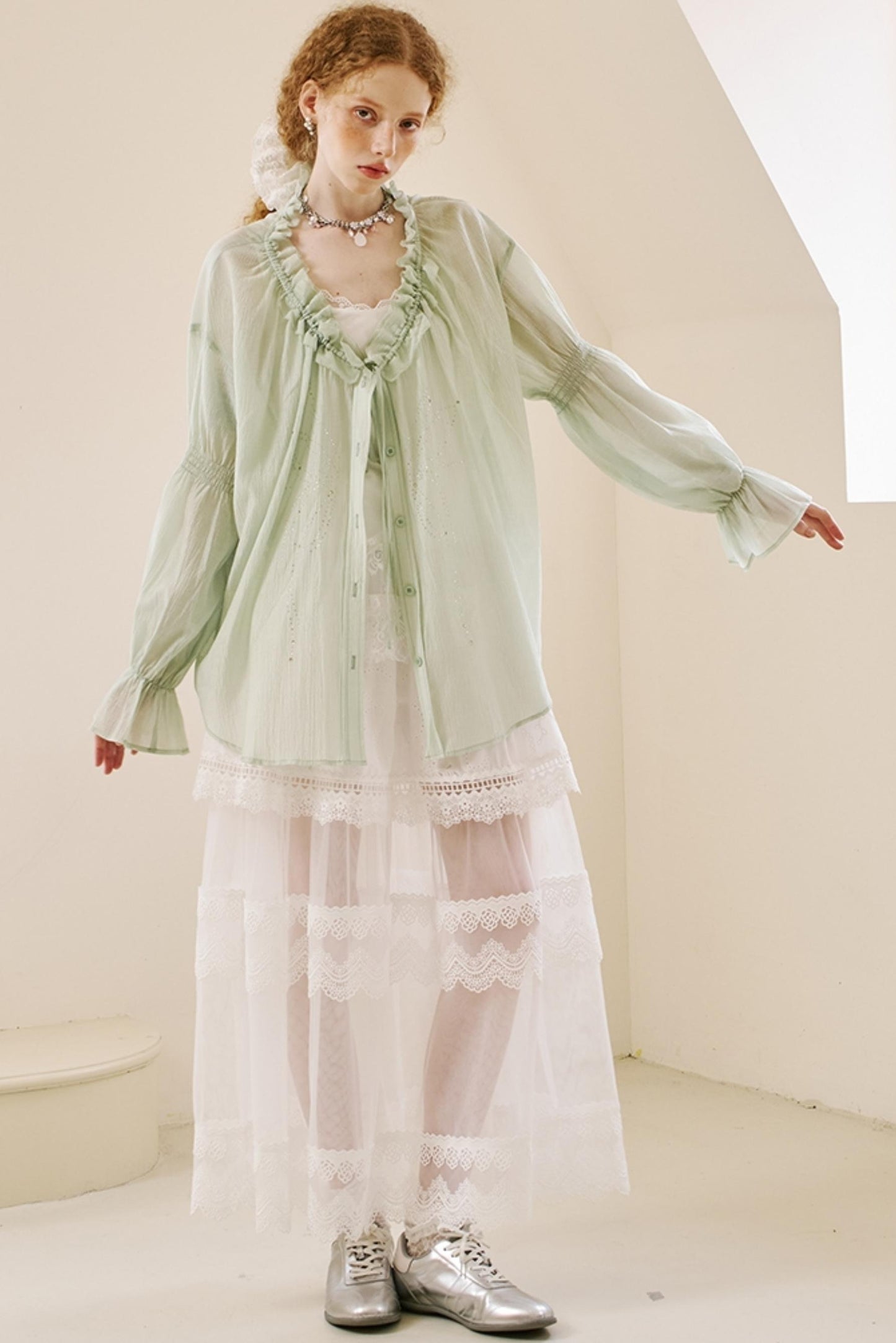 Butterfly V-Neck Summer Top