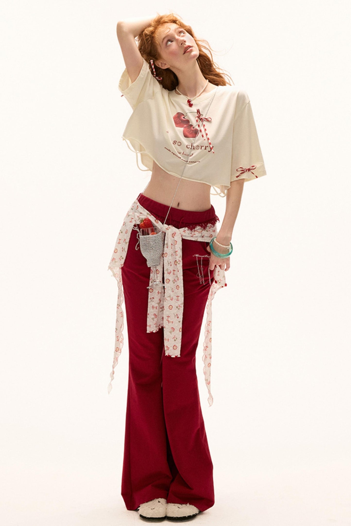 Cherry Bow Tee