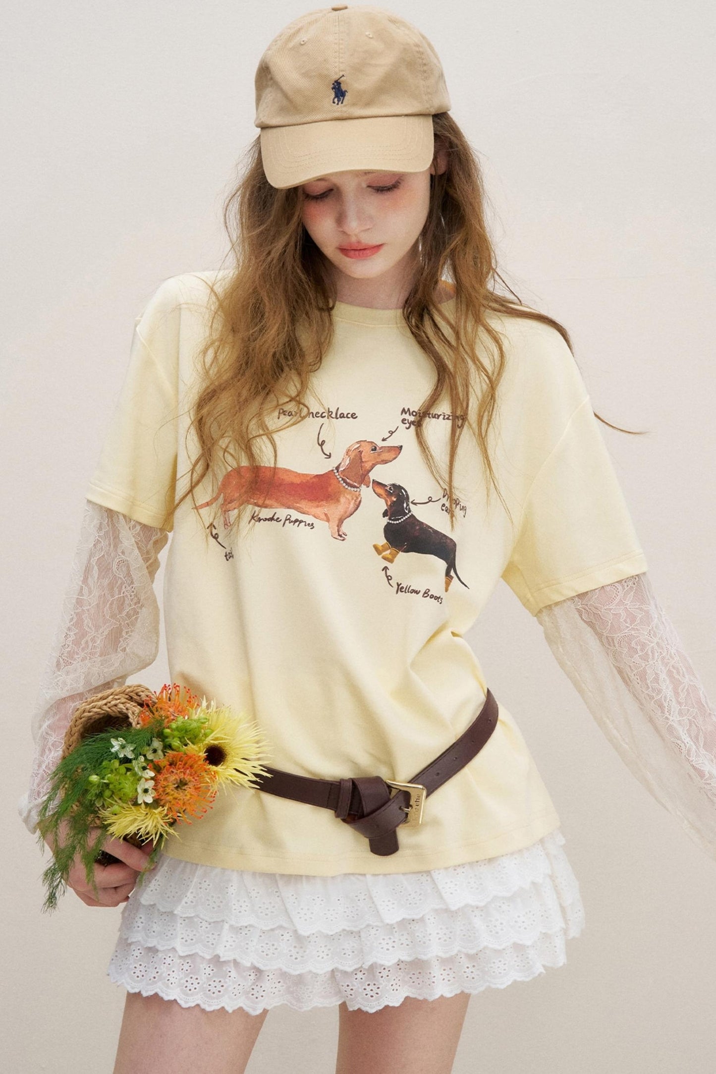 Floral Lace Cake Skirt