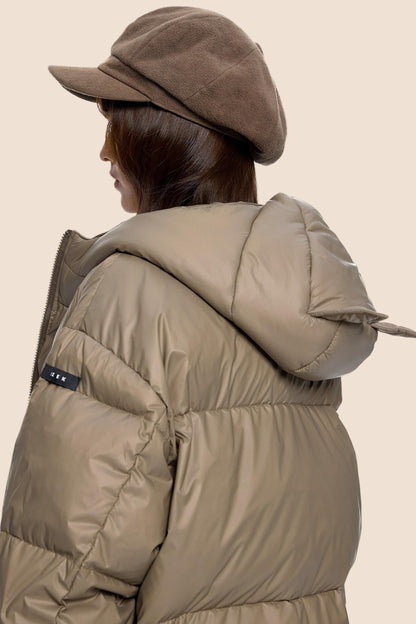 Winter White Short Down Jacket