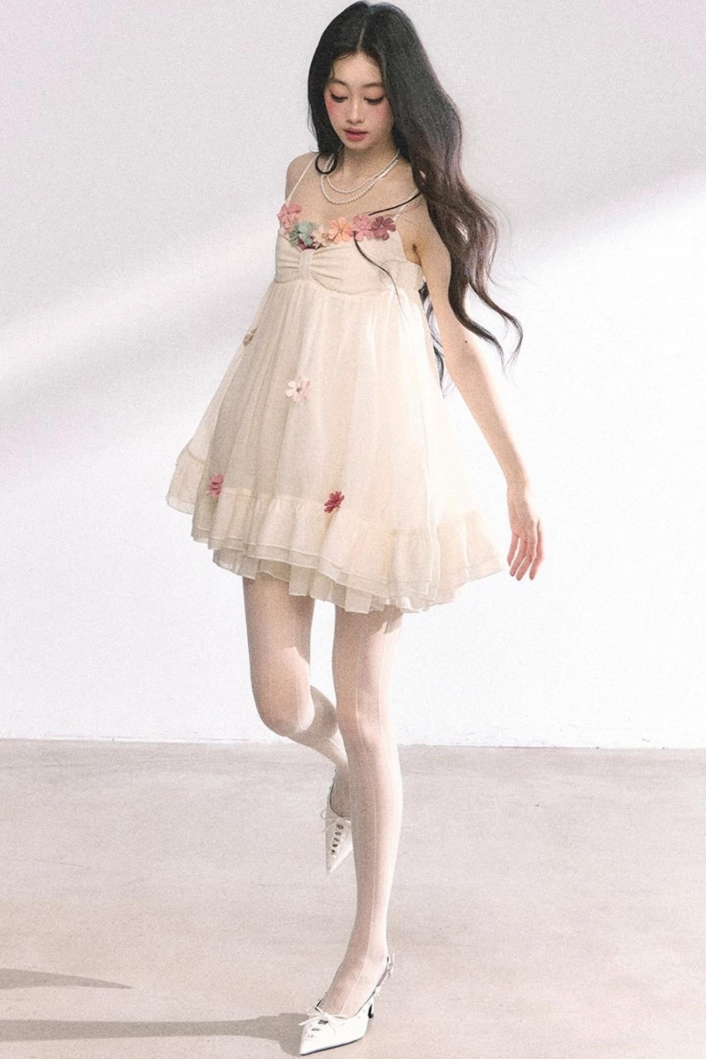 Floral Strap Resort Style Summer Dress