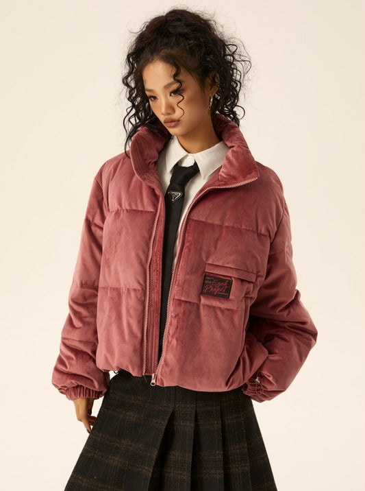 Long-sleeved Loose Down Jacket