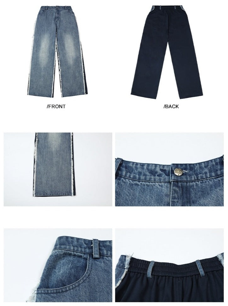 American Retro Wide-Big Jeans Hose