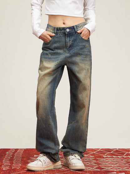 American Vintage Straight Loose Casual Pants