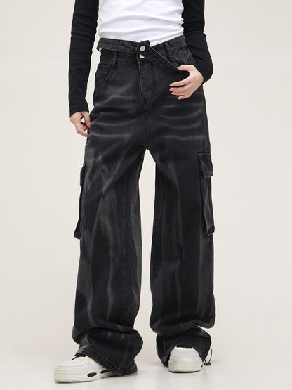 American Wash Distessed Jeans Hose