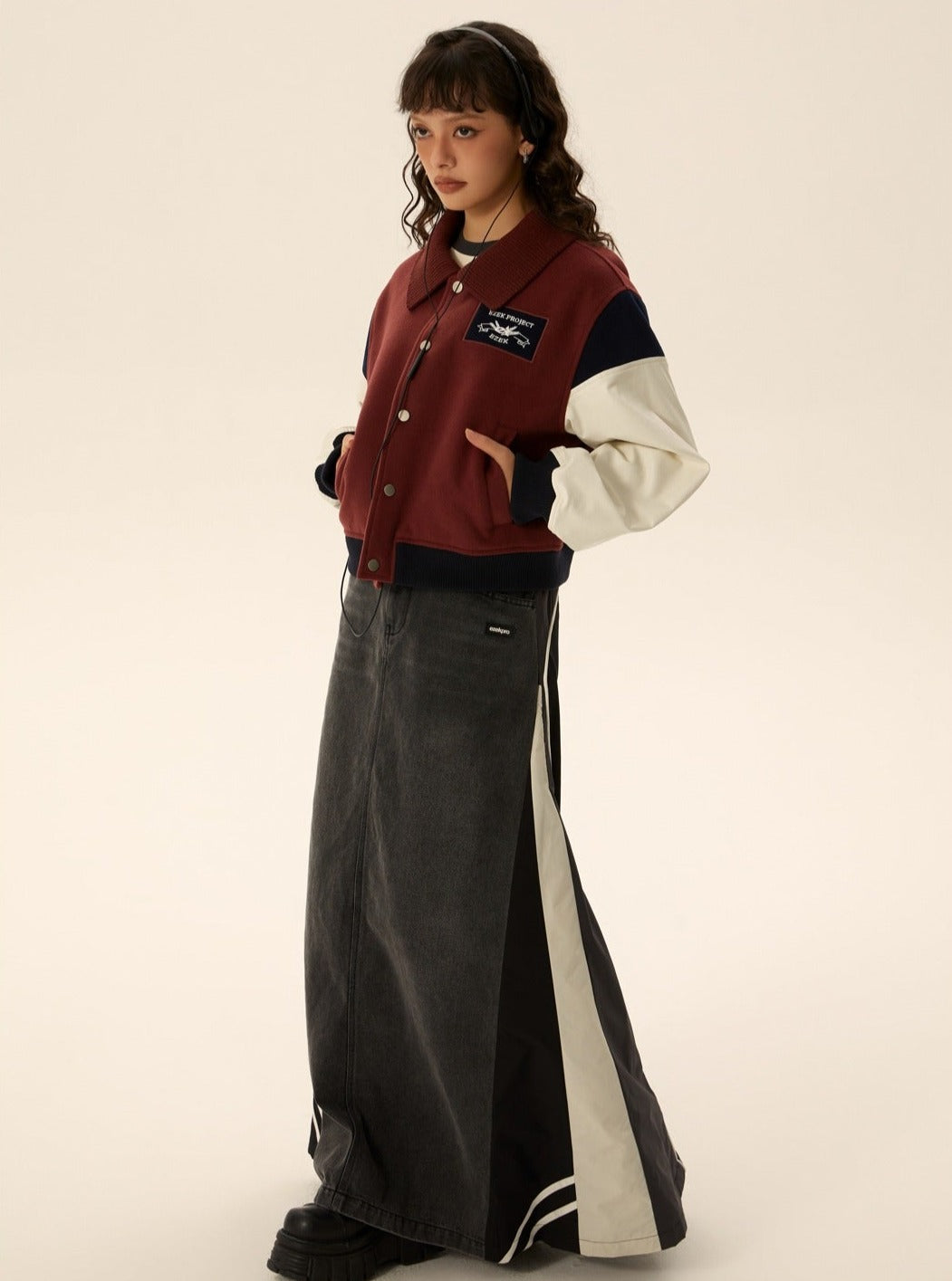 American Retro Long Skirt