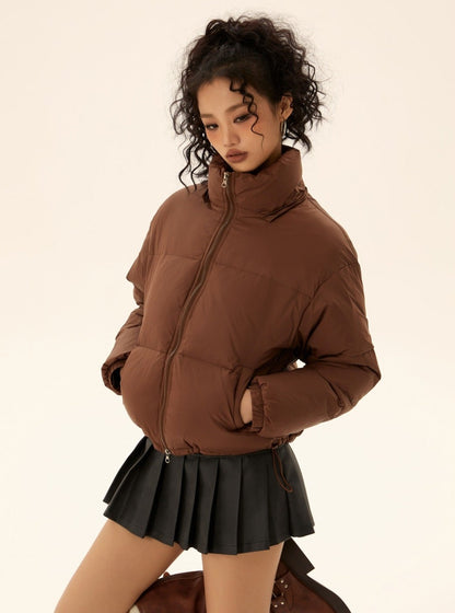 Long-sleeved Loose Down Jacket