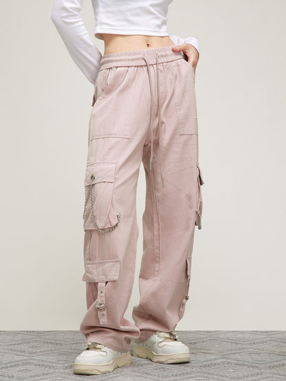 American Retro Straight Loose Track Pants