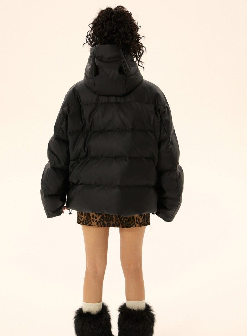 Long-sleeved Loose Down Jacket