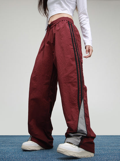 American straight loose pants