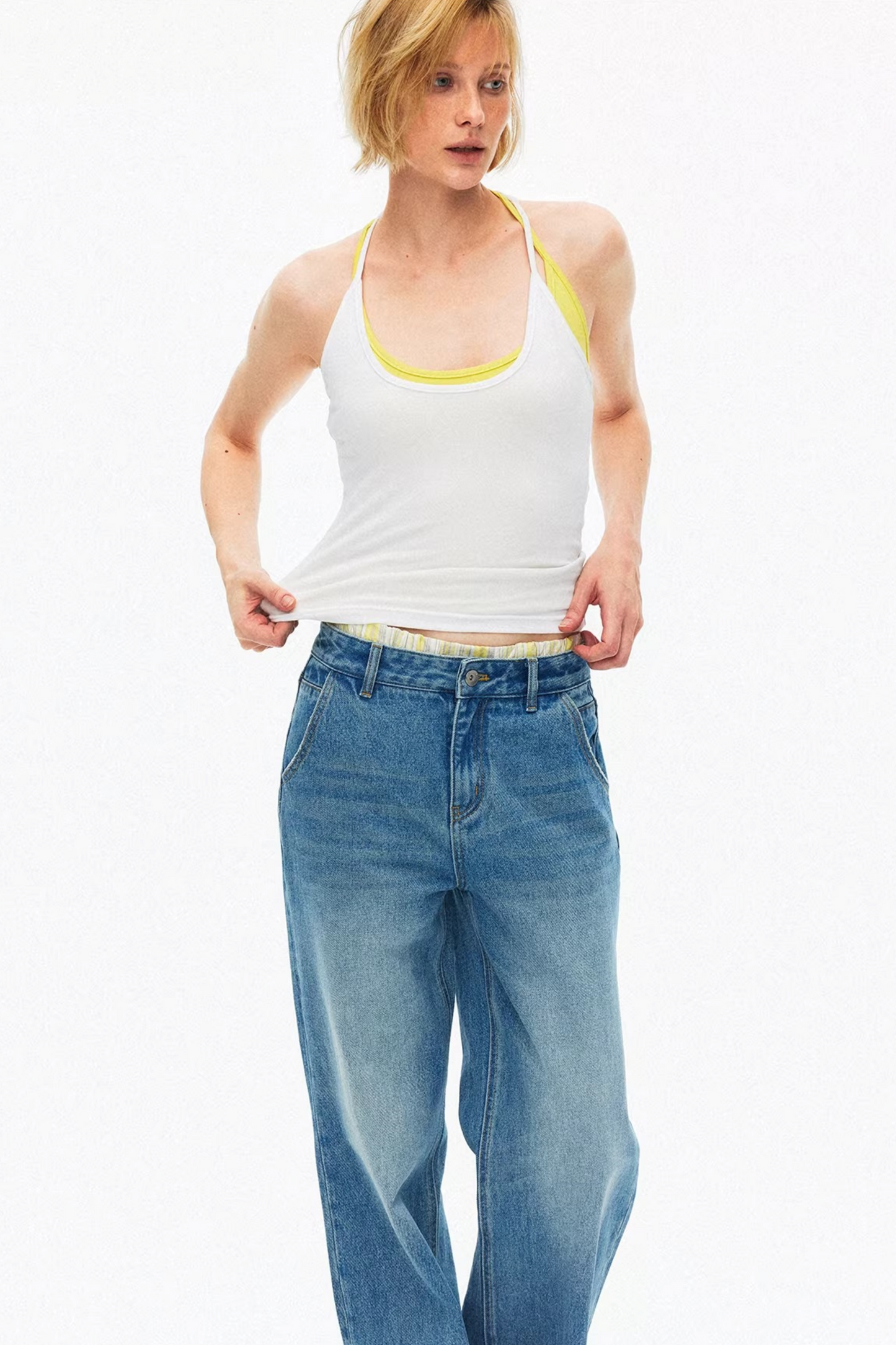 Elastic Cotton Slimming Top