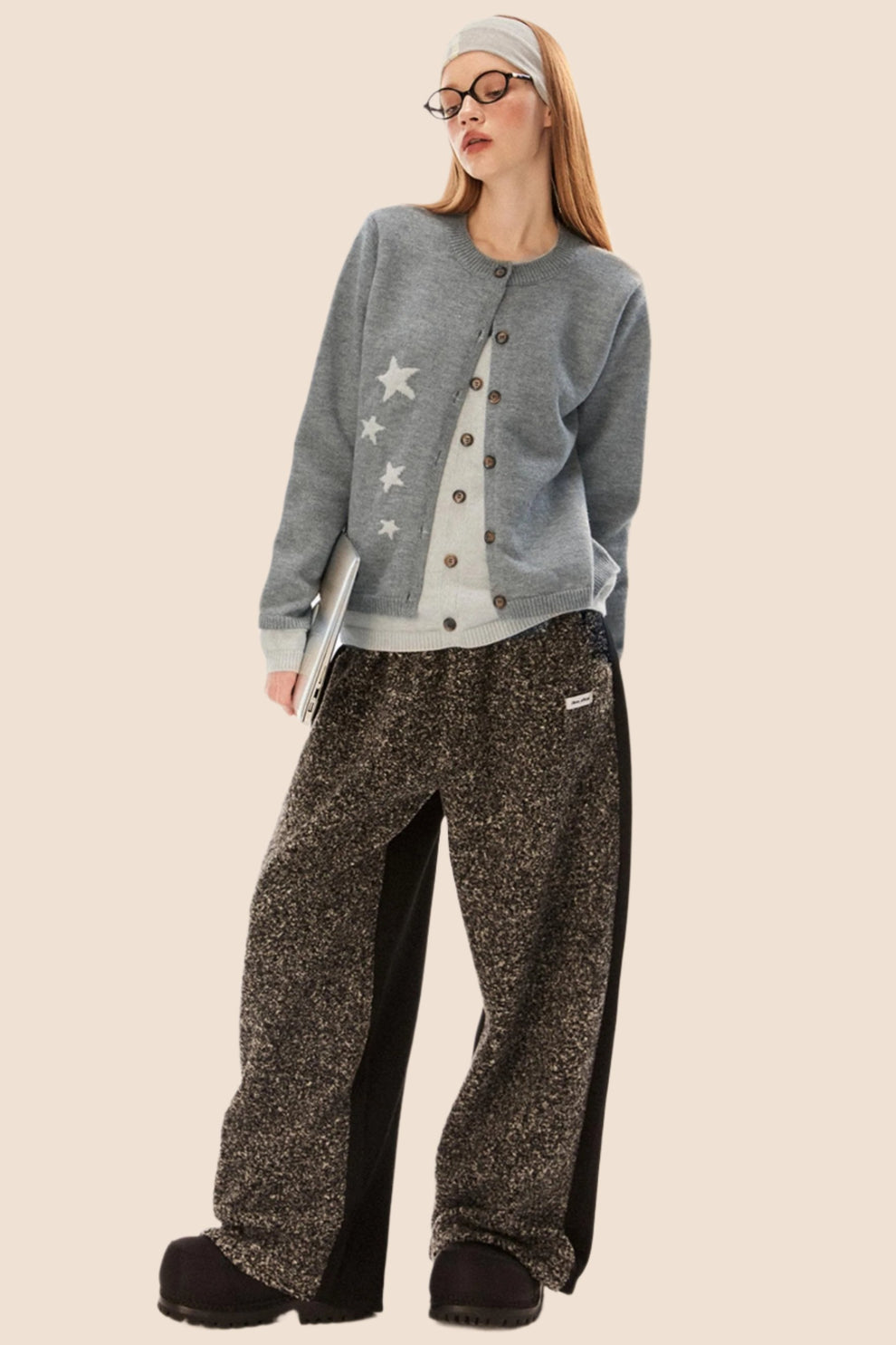 Women's Vintage Western Wide Leg Pants main image 1