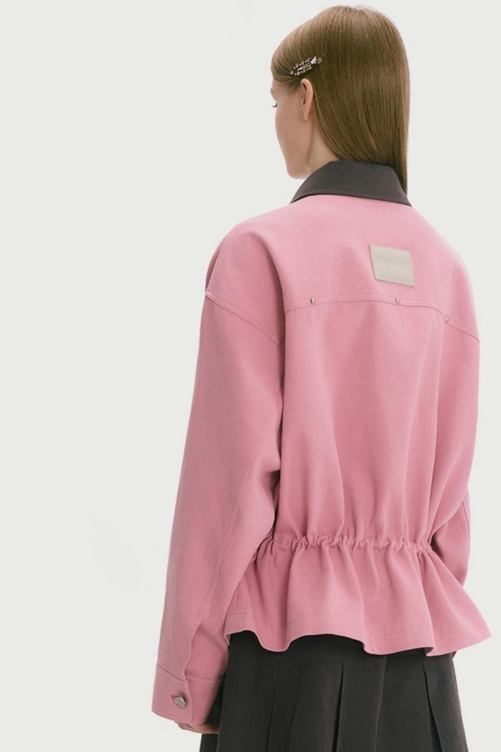 Wild Strawberry Drawstring Jacket