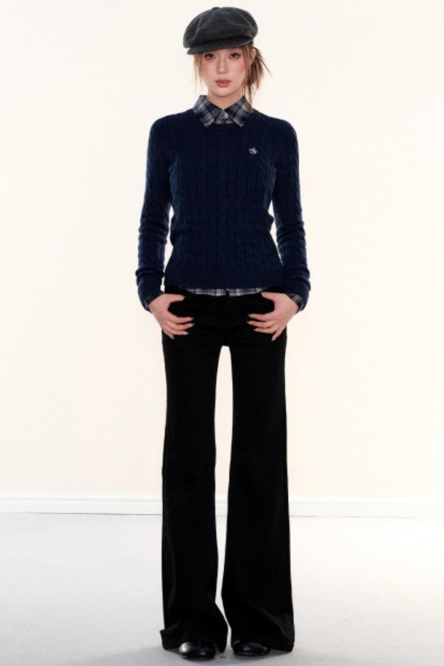 Vintage Twist Cable Knit Sweater