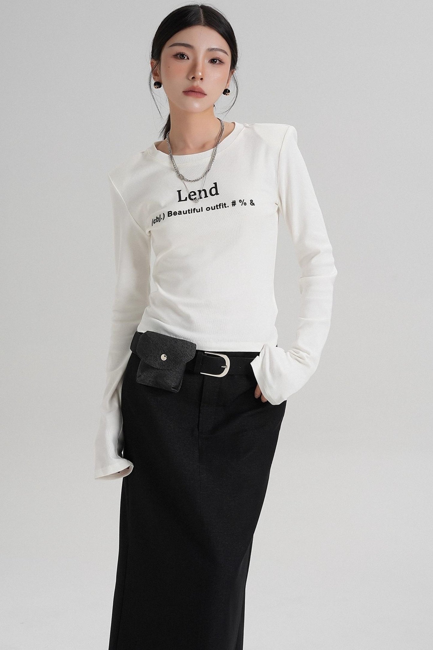 Crewneck Cotton Shirt