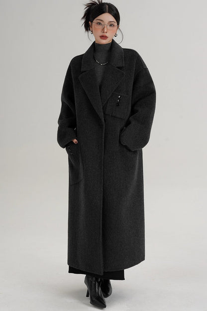 Pocket Design Wool Coat