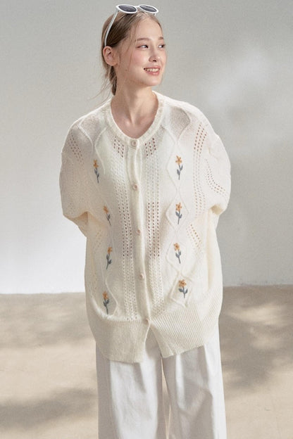 New Loose Knitted Sweater Jacket