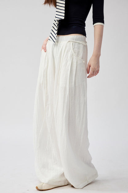 Smooth Line White Pants