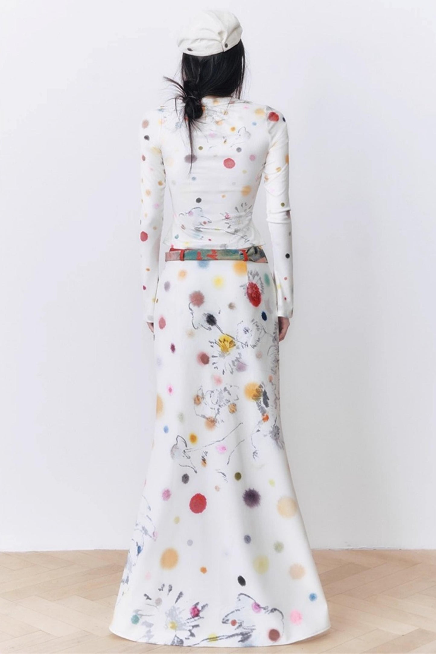 Blue Dot Long-Sleeved Shirt