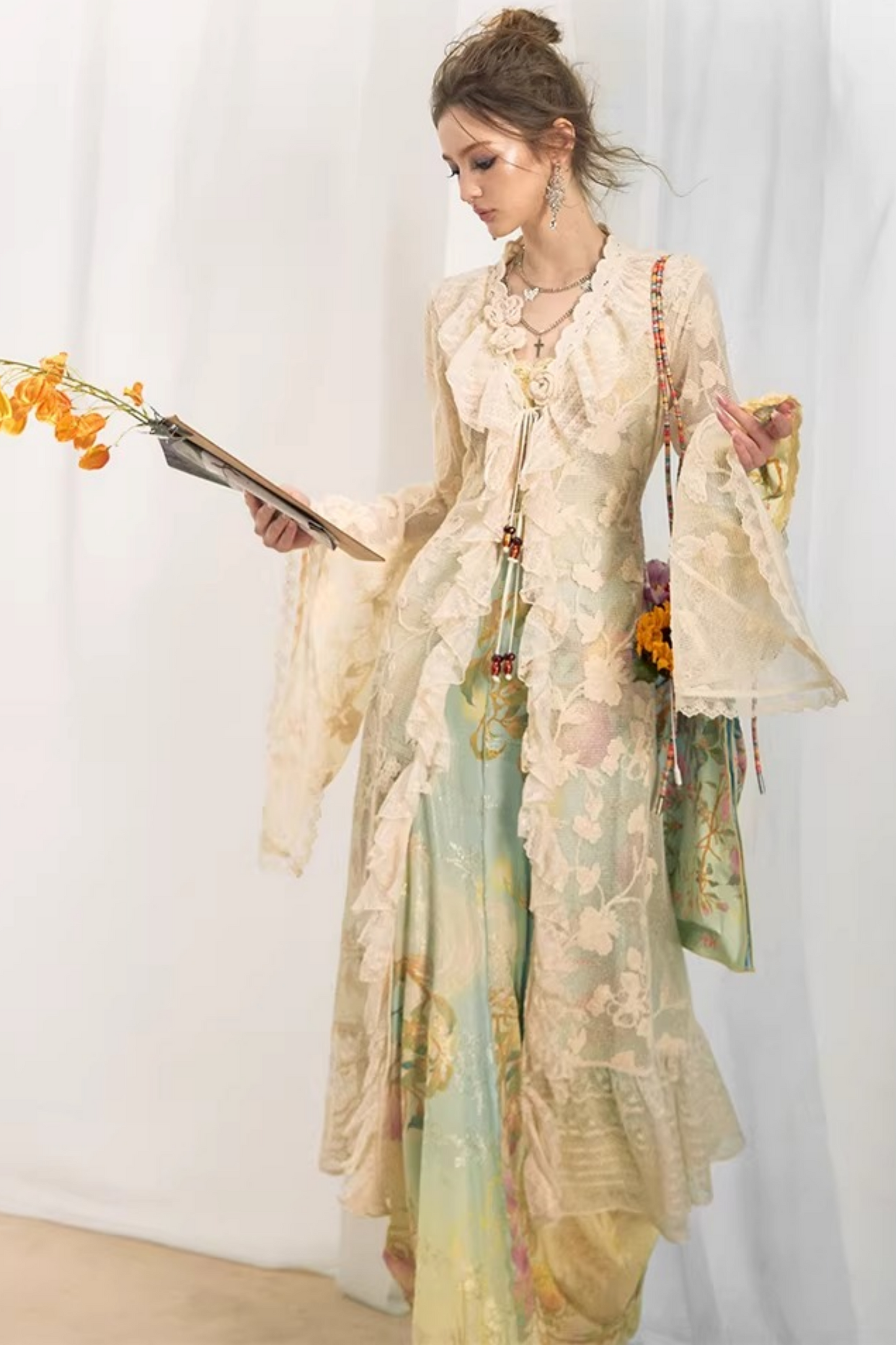 Crochet Lace Goddess Cardigan