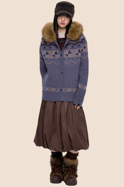 Fair Isle Sweater Jacket