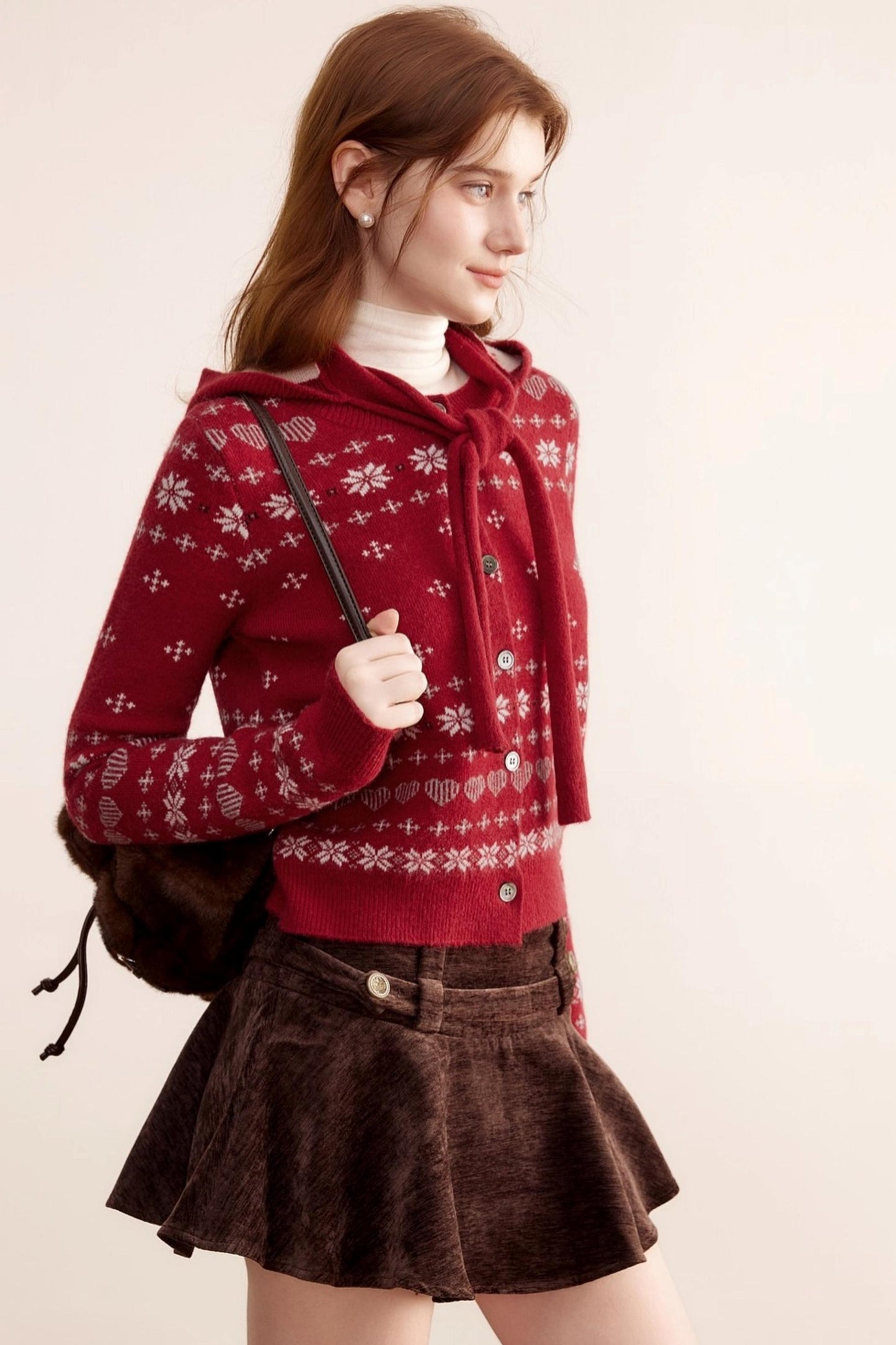 Winter Fair Isle Jacquard Cardigan