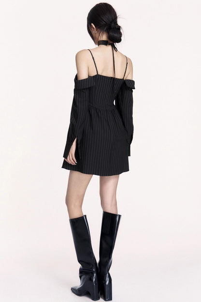 Retro Intelligence Striped Sundress