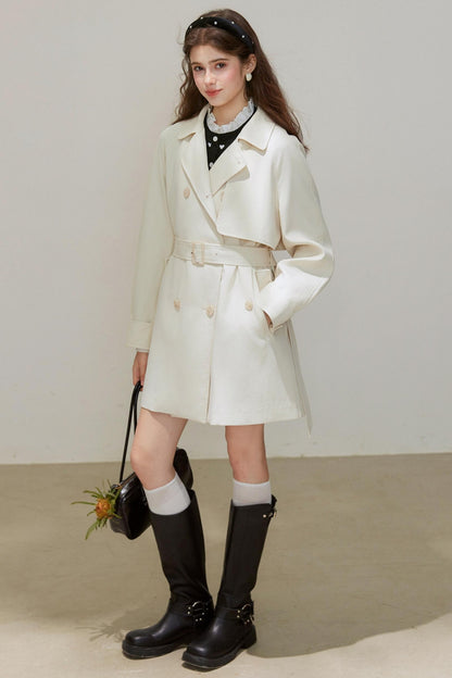 Autumn Silhouette Trench Coat