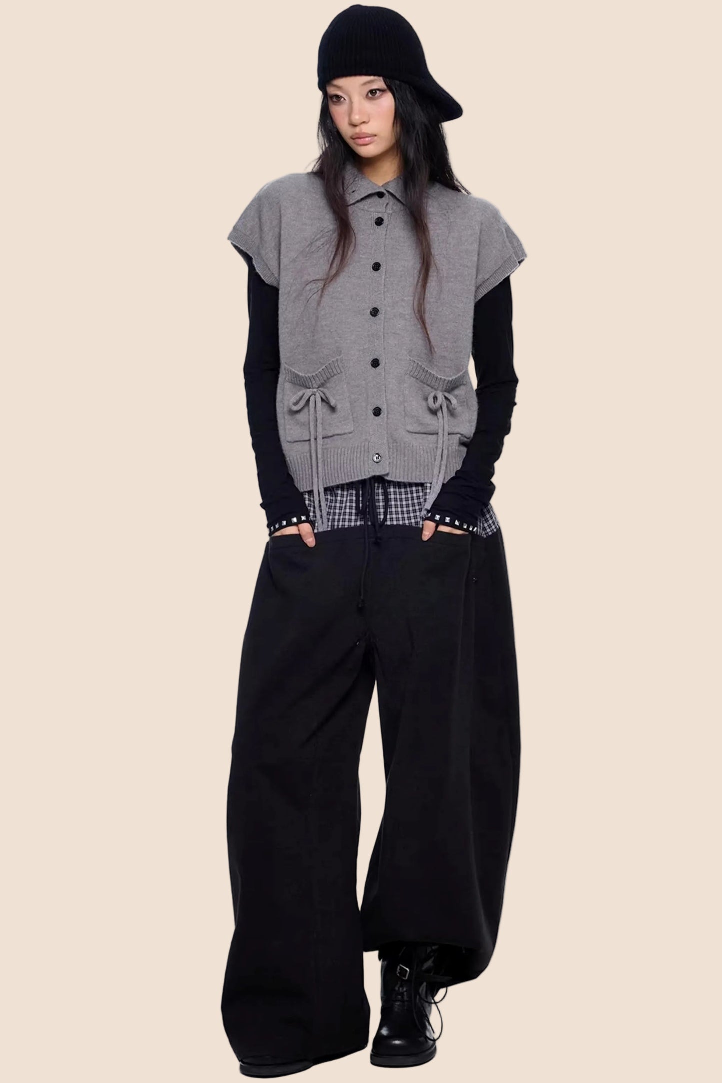 Hochintelligente Wollstrickjacke