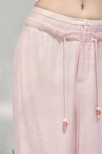 Light Mist Wide-Leg Pants