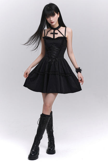 Gothic Halter Dress