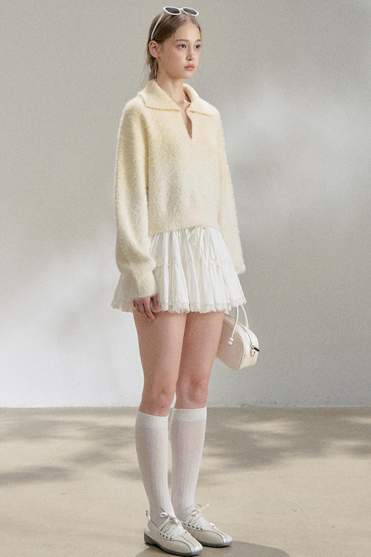 Soft Gradient Mohair Sweater