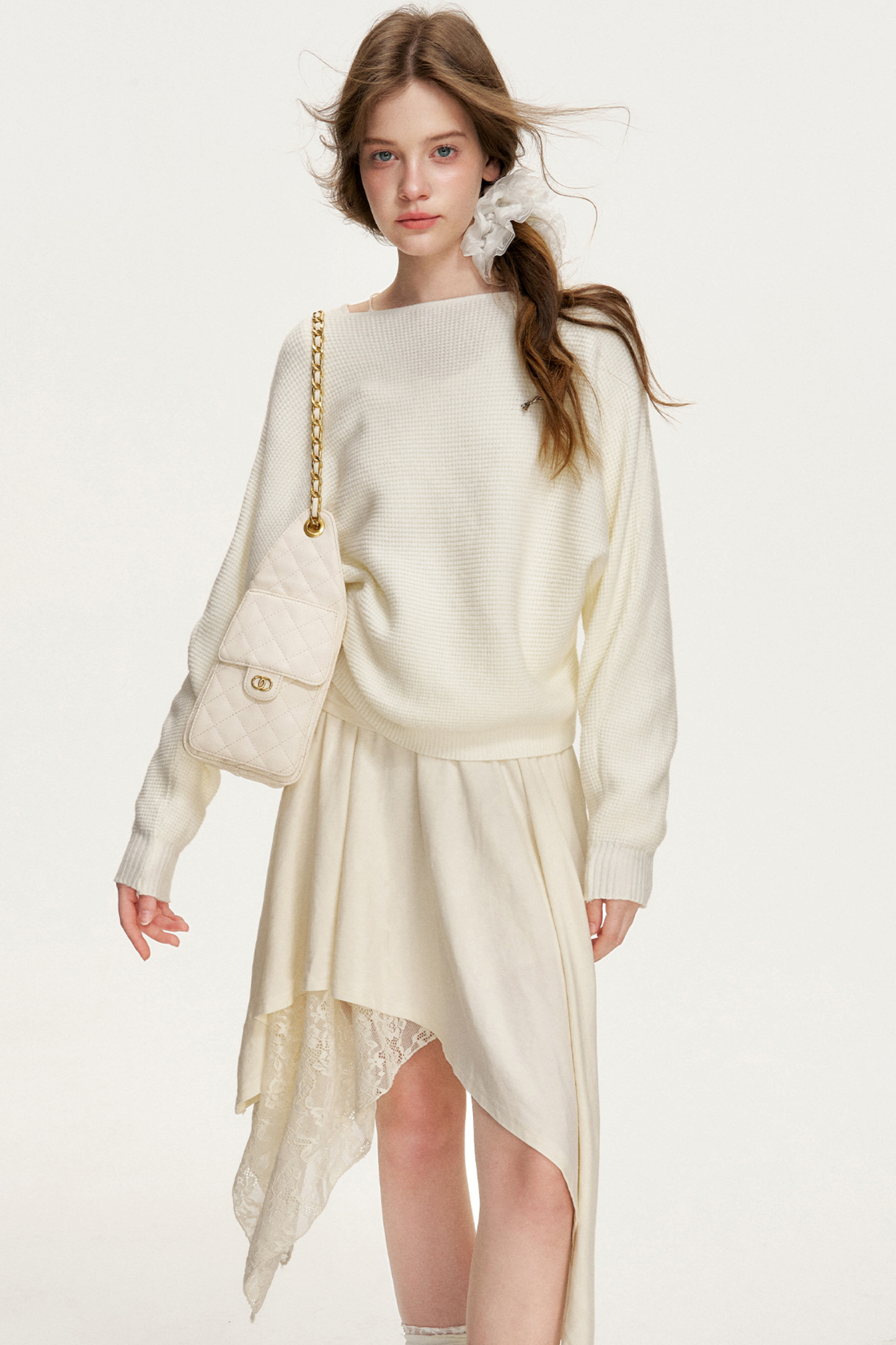 Romantic Lace Asymmetrical Dress