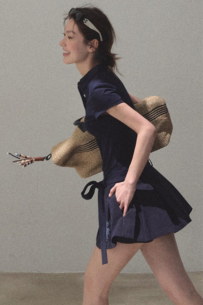 Cool Cotton Polo Skirt Set-Up