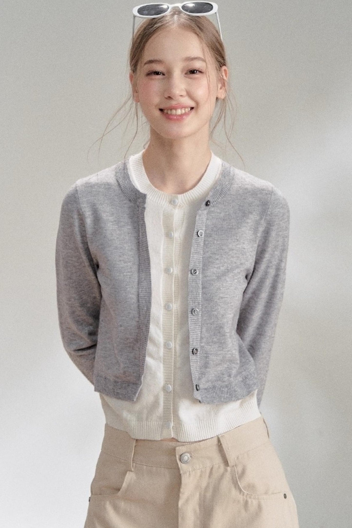 Yellow Knitted Cardigan