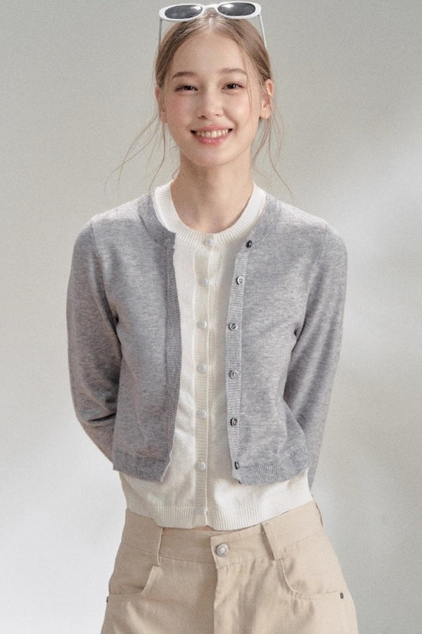 Yellow Knitted Cardigan