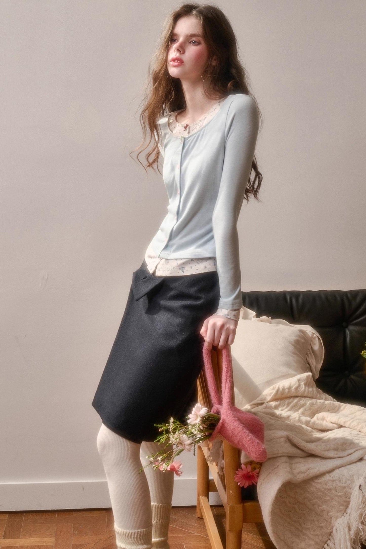 Milky Way Woolen Skirt