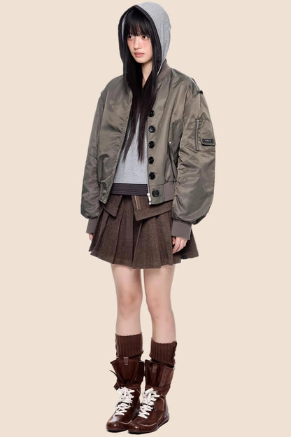 Stand Collar Retro Jacket