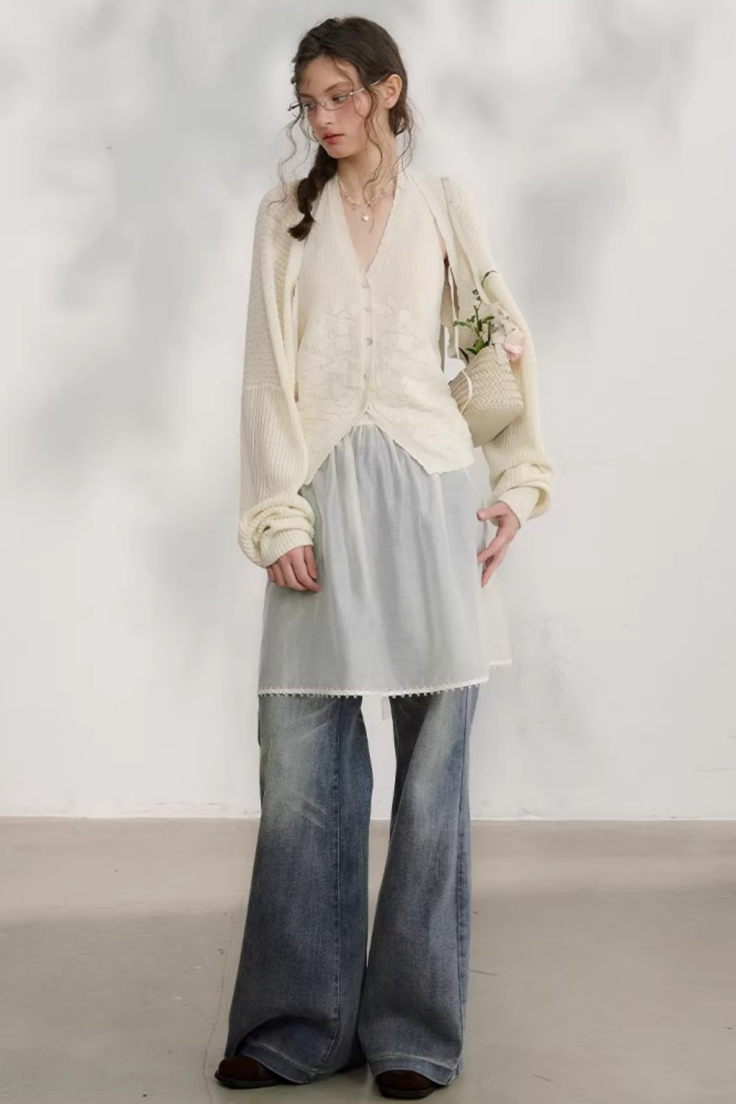 Lace Mist Garden Skirt