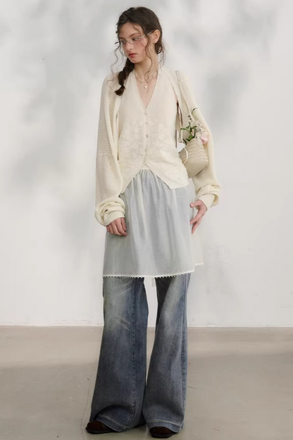 Lace Mist Garden Skirt