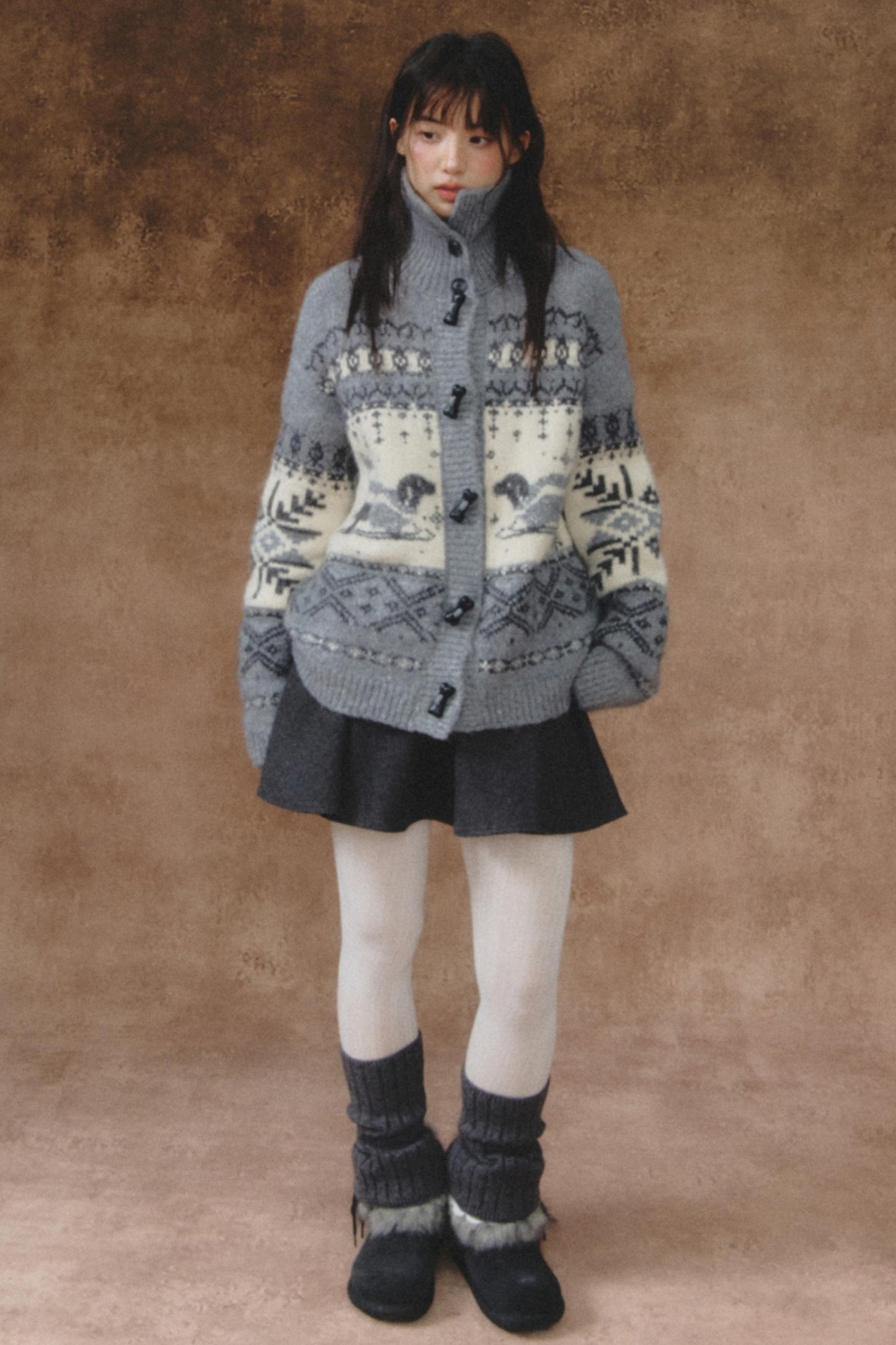 Vintage Lapel Cardigan