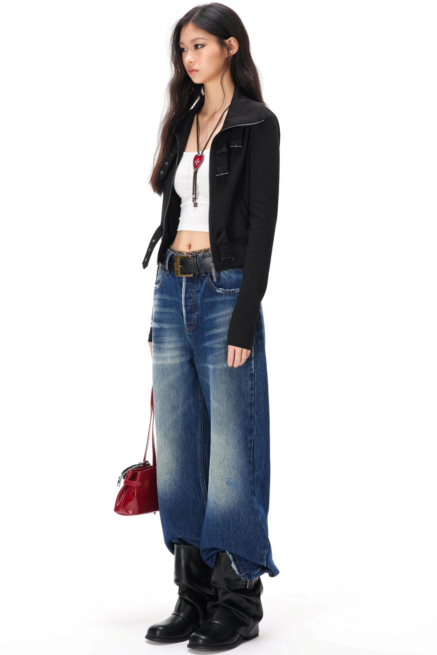 Cyberpunk Double-Zipper Jacket