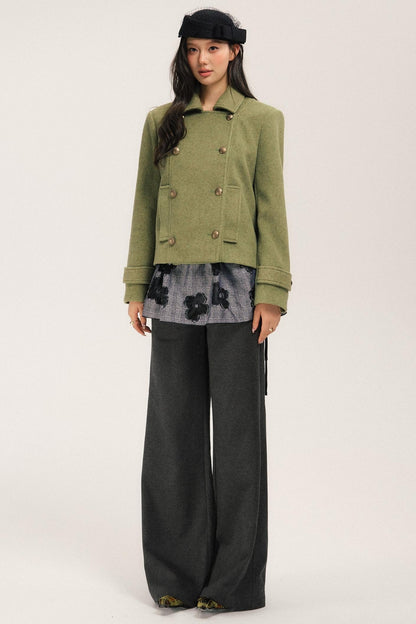 Versatile Lace-up Waist Skirt