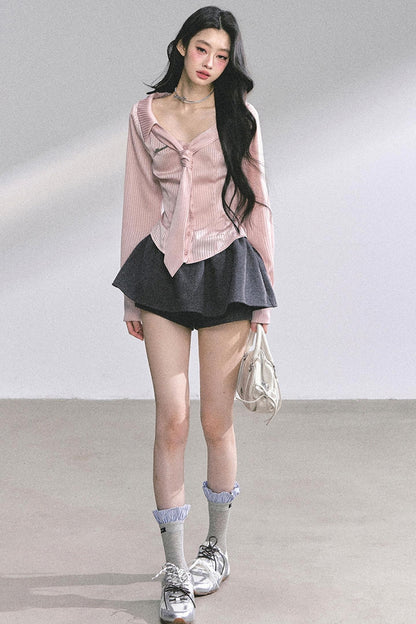 French Waist Slimming Sweet Top