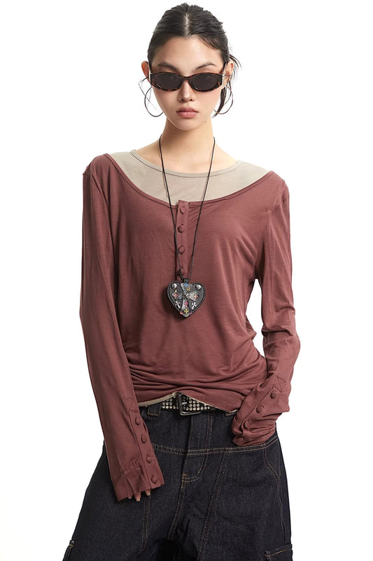 Henry Fake Two-Piece Sweater