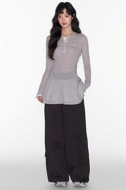 Cargo Drawstring Pants